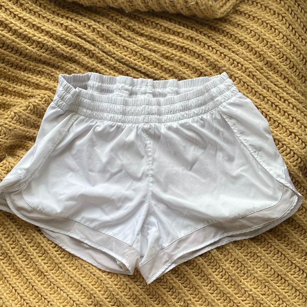 Athleta Women's Athletic White Shorts Size Large